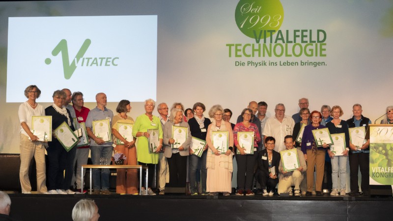 Langjährige VitalfeldTechnologie Anwender bei der Vitalfeld kongress in 2023